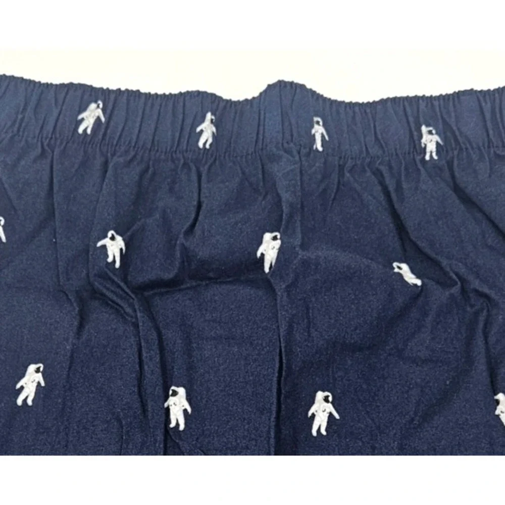 J. Crew Men's Printed Boxer Shorts Astronaut Print Size Small AP860